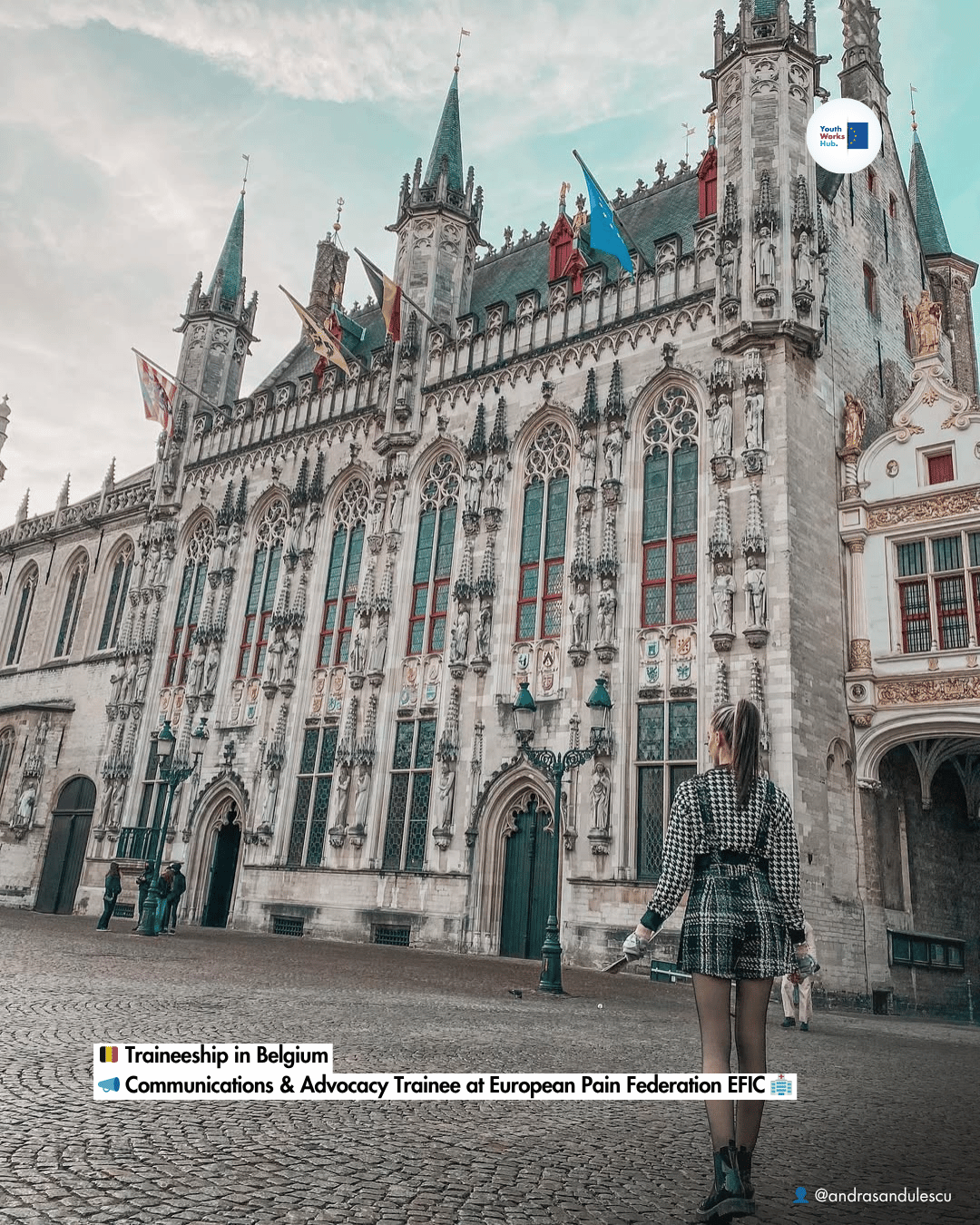 🇧🇪 Traineeship in Belgium 📣 Communications & Advocacy Trainee at European Pain Federation EFIC — Brussels 🏥