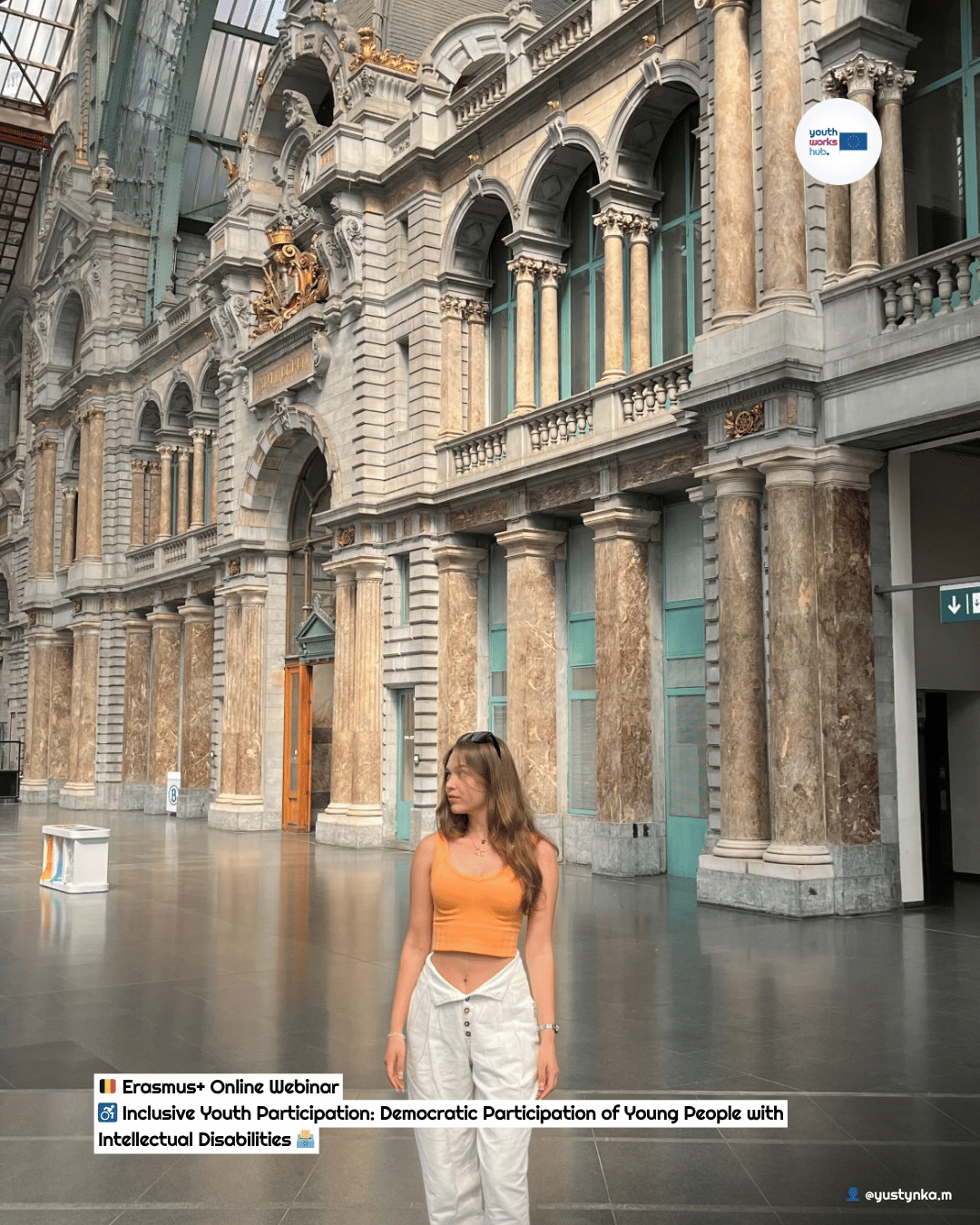 🇧🇪 Erasmus+ Online Webinar ♿ Inclusive Youth Participation: Democratic Participation of Young People with Intellectual Disabilities 🗳️