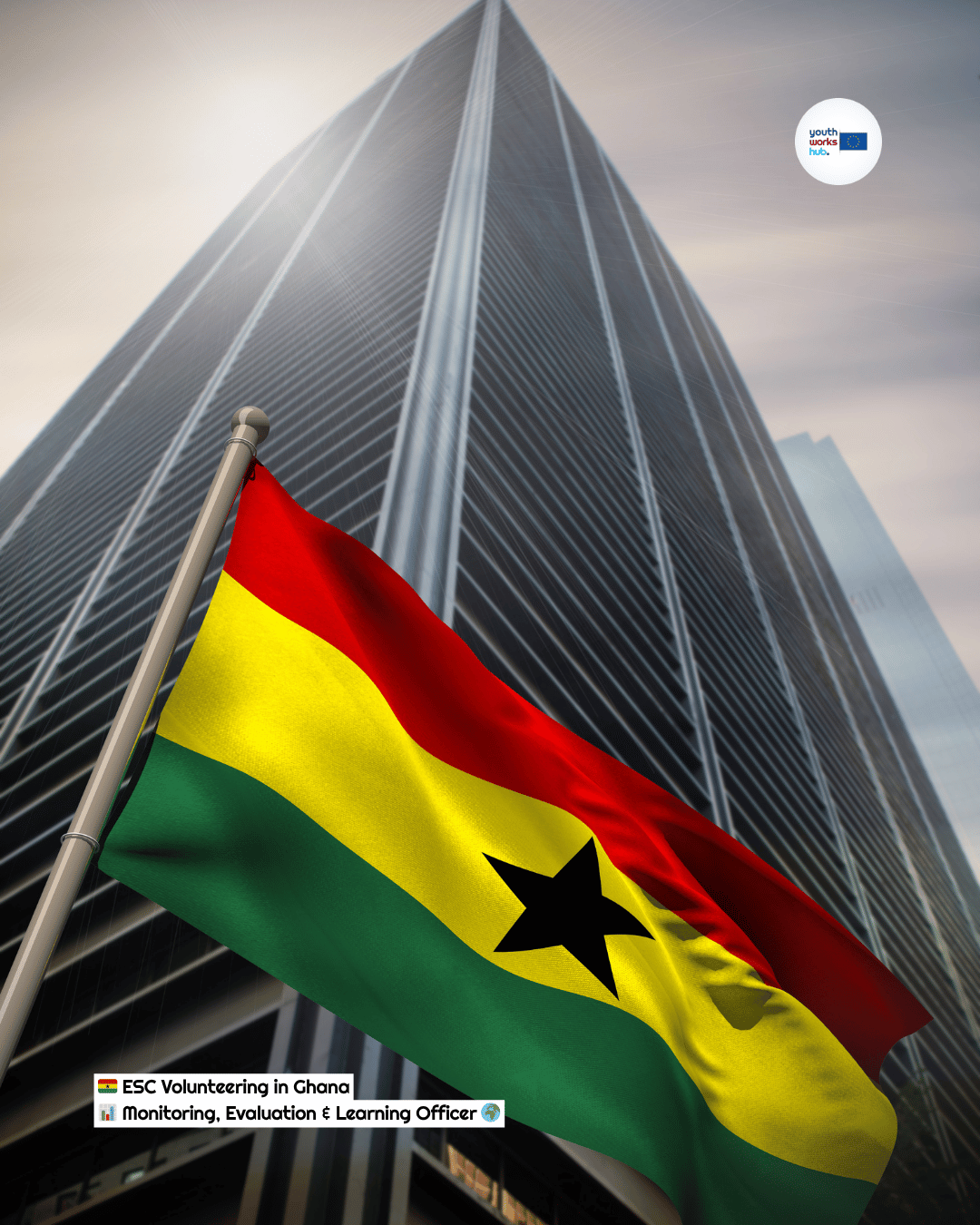 🇬🇭 ESC Volunteering in Ghana 📊 Monitoring, Evaluation & Learning Officer 🌍