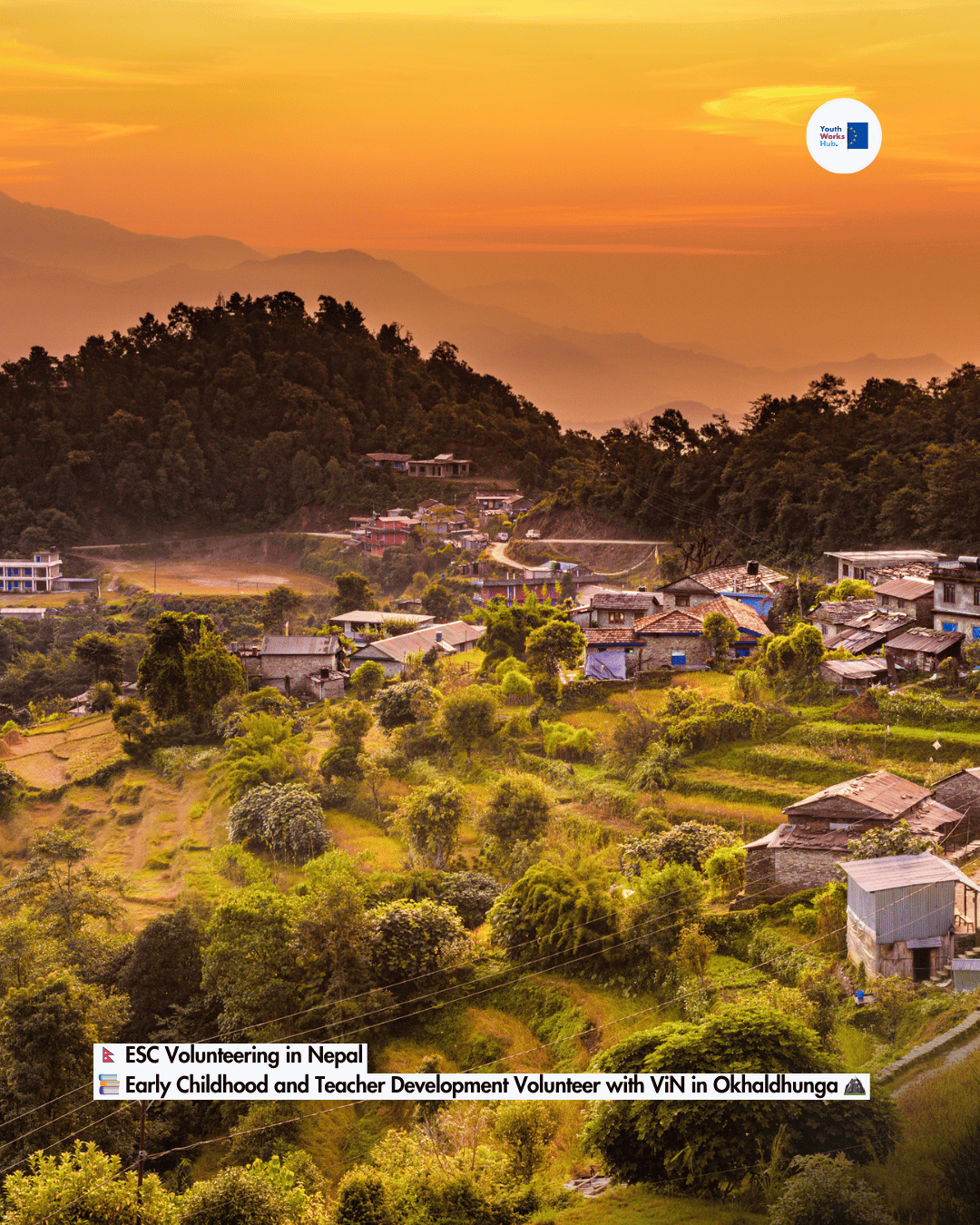🇳🇵 ESC Volunteering in Nepal 📚 Early Childhood and Teacher Development Volunteer with ViN in Okhaldhunga 🏔️