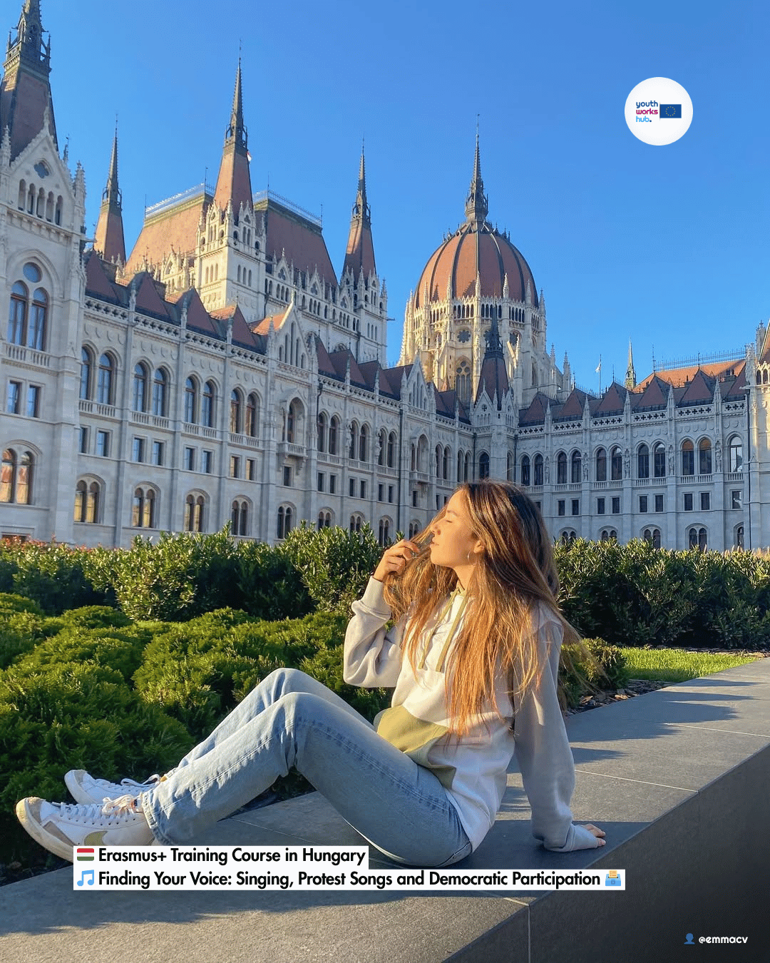 🇭🇺 Erasmus+ Training Course in Hungary 🎵 Finding Your Voice: Singing, Protest Songs and Democratic Participation 🗳️