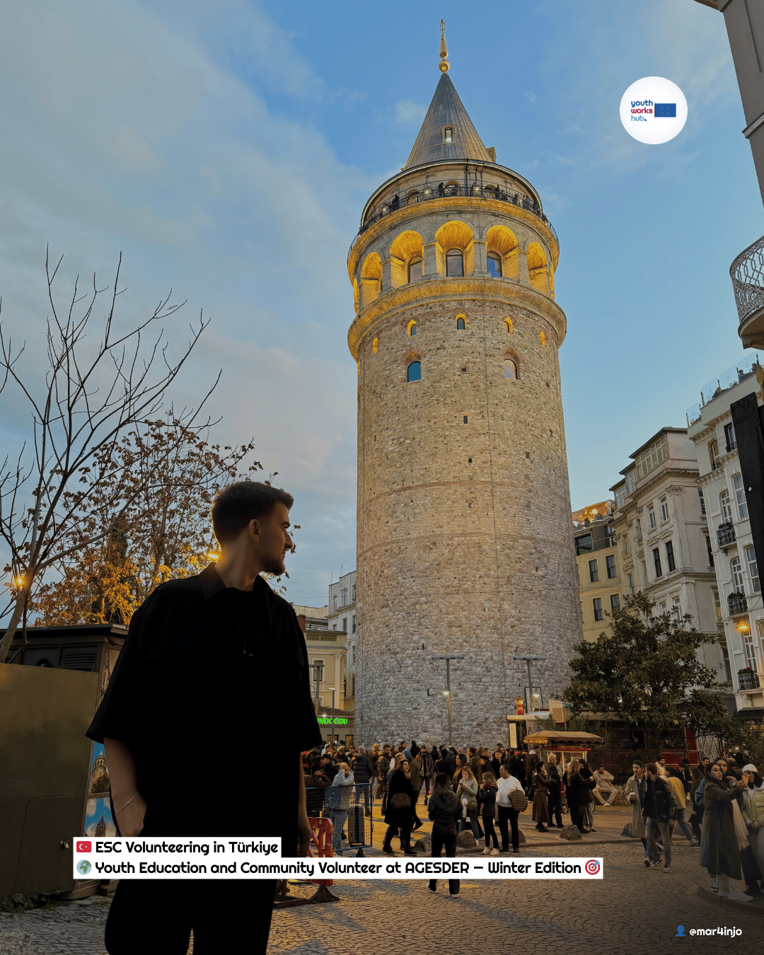 🇹🇷 ESC Volunteering in Türkiye 🌍 Youth Education and Community Volunteer at AGESDER — Winter Edition 🎯