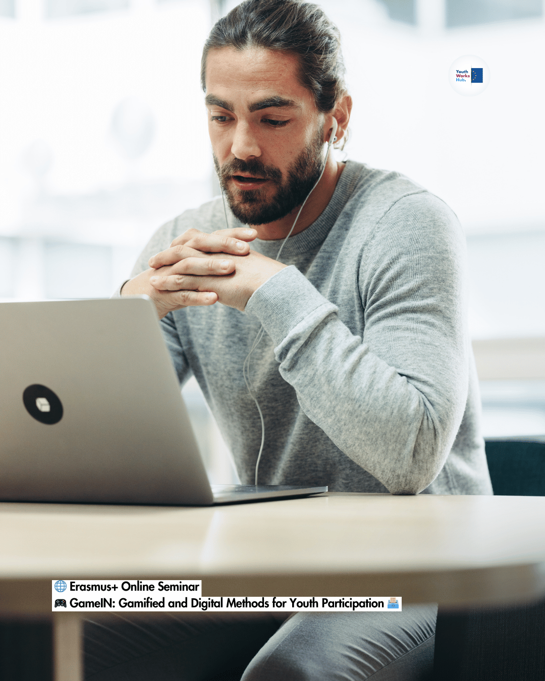 🌐 Erasmus+ Online Seminar 🎮 GameIN: Gamified and Digital Methods for Youth Participation 🗳️