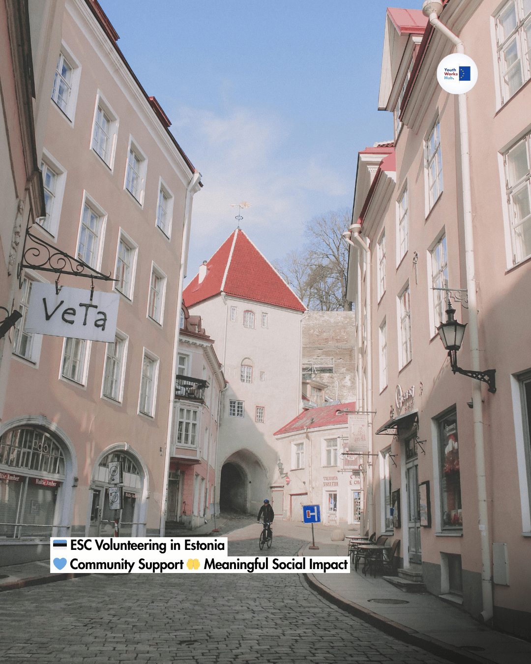 🇪🇪 ESC Volunteering in Estonia 💙 Community Support 🤲 Meaningful Social Impact